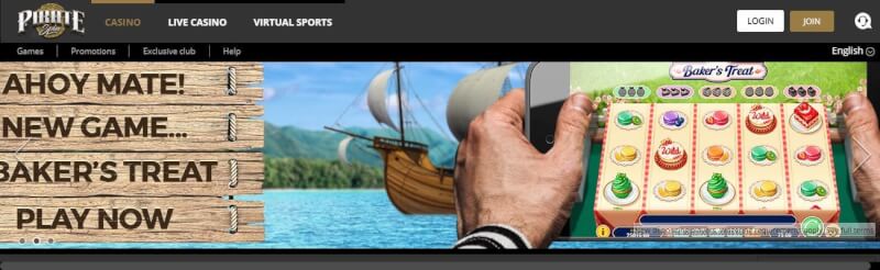 piratespin homepage offers casino games, ilk depozit bonusu və yeni oyunçular üçün kampaniyalar-loqosu