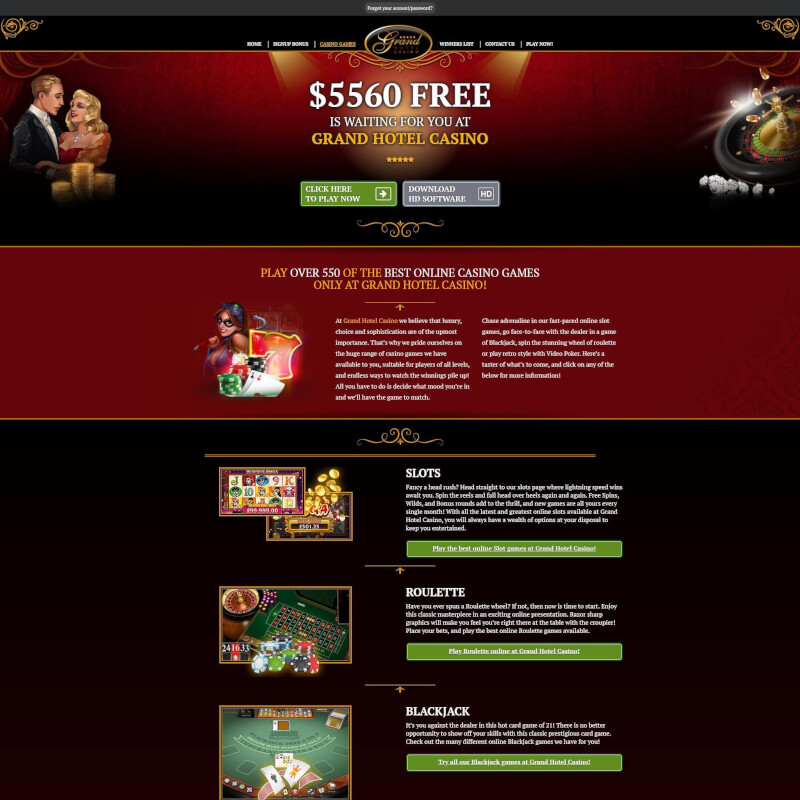 Grand Hotel Casino screenshot 2