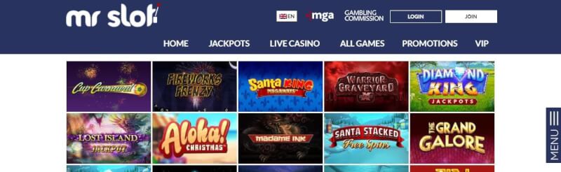 mr slot casino homepage offers casino games, ilk depozit bonusu və yeni oyunçular üçün kampaniyalar-loqosu