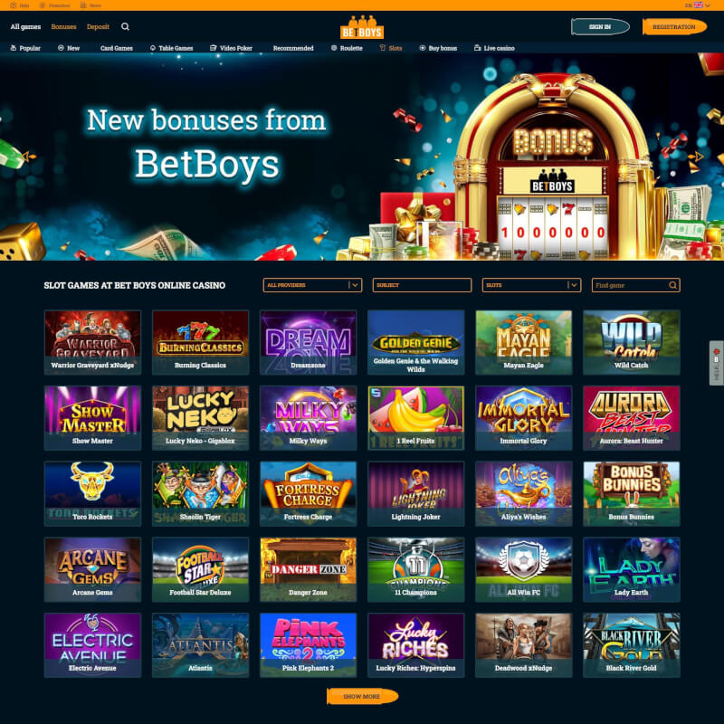BetBoys screenshot 1