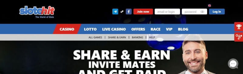 slotohit website offers casino games, ilk depozit bonusu və yeni oyunçular üçün təkliflər-loqosu