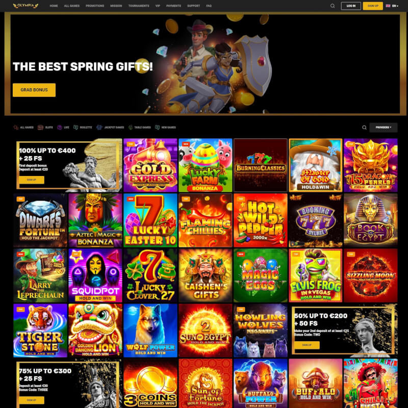Olympia Casino screenshot 1