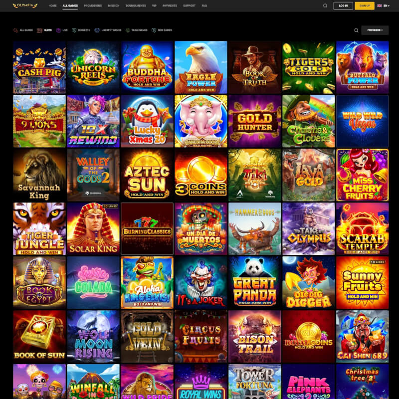 Olympia Casino screenshot 2
