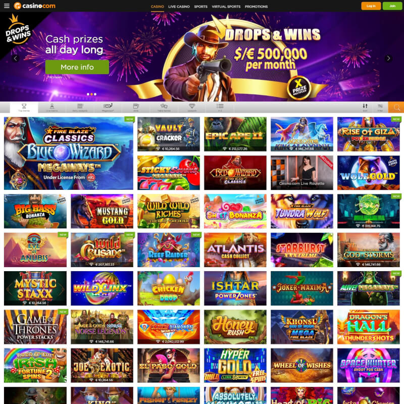 Casino.com screenshot 1