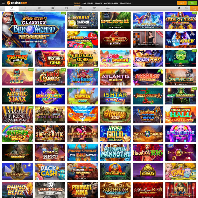 Casino.com screenshot 2