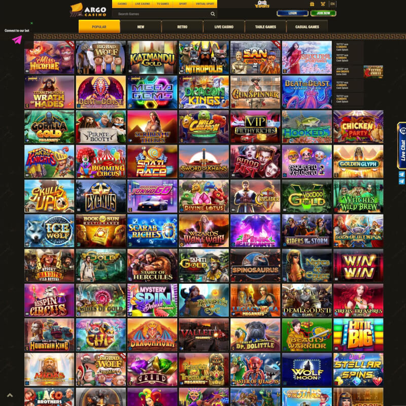 ArgoCasino screenshot 2