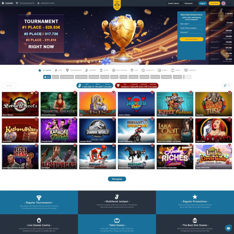 energy Casino screenshot 1
