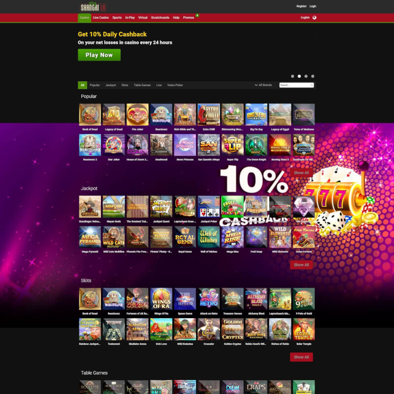 Shangri-La Live Casino screenshot 1