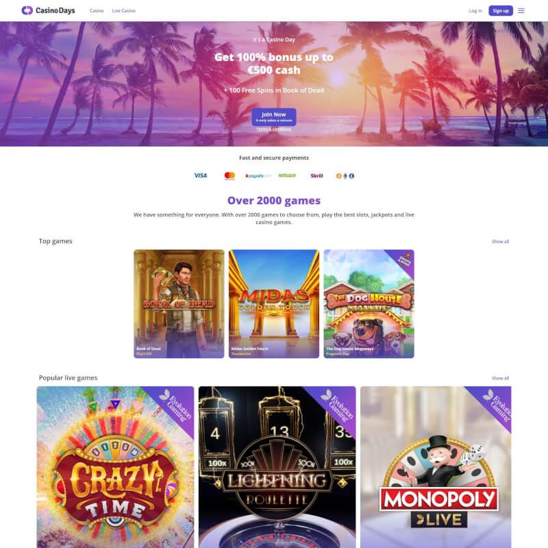 Casino Days screenshot 1